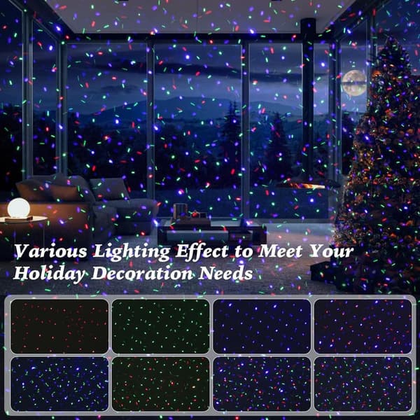 Outdoor Christmas Laser Light Projector with Remote Control