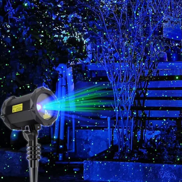 Blue Nebula Firefly Garden Lights Laser Projector