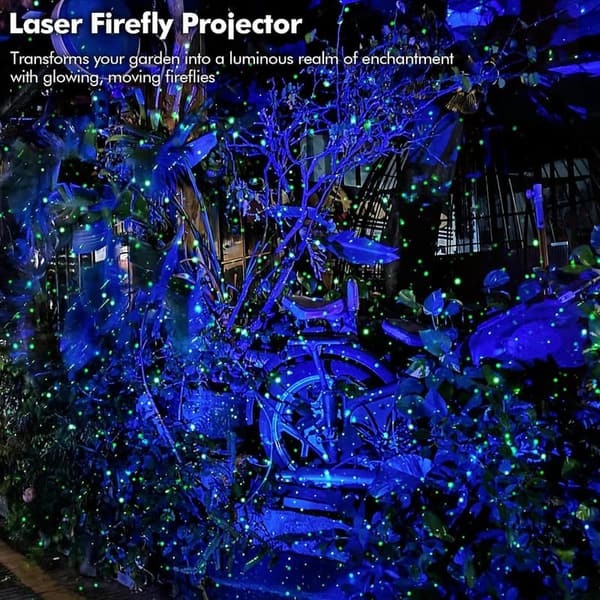 Blue Nebula Firefly Garden Lights Laser Projector