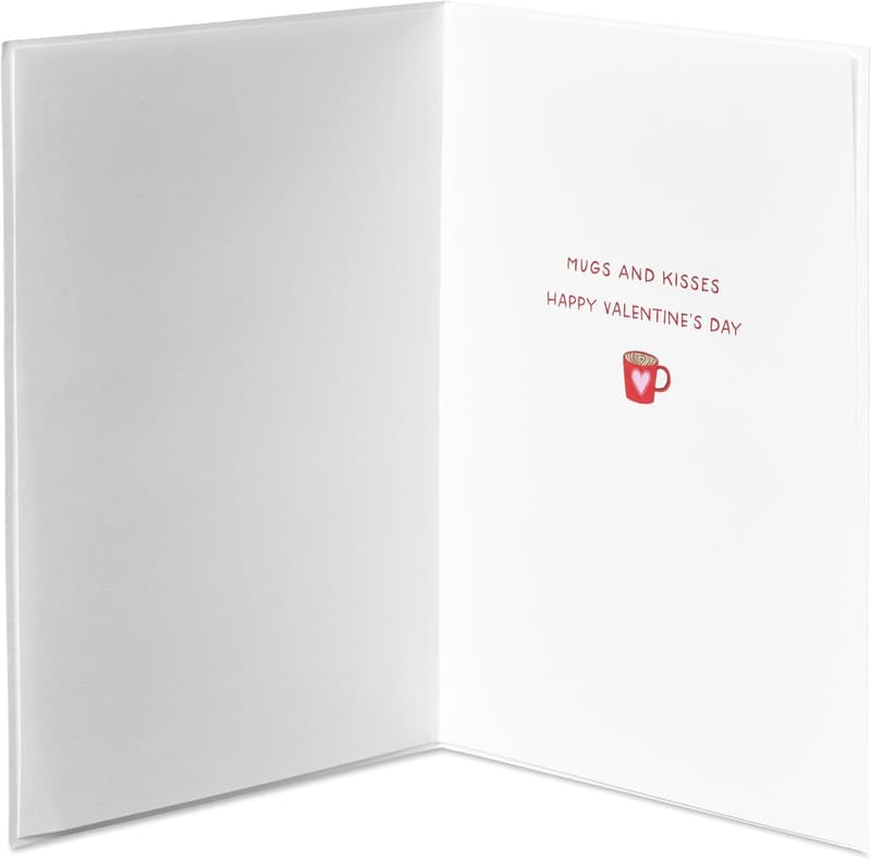 Valentine's Day Papyrus Card – Mugs and Kisses Design