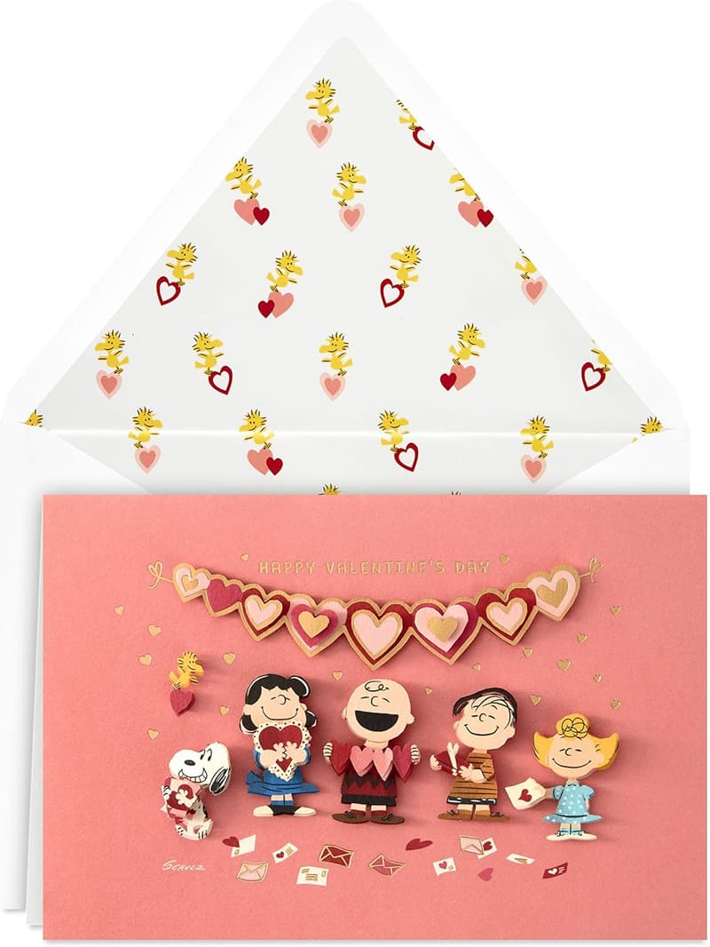 Handmade Valentine's Day Card - Hallmark Signature Peanuts