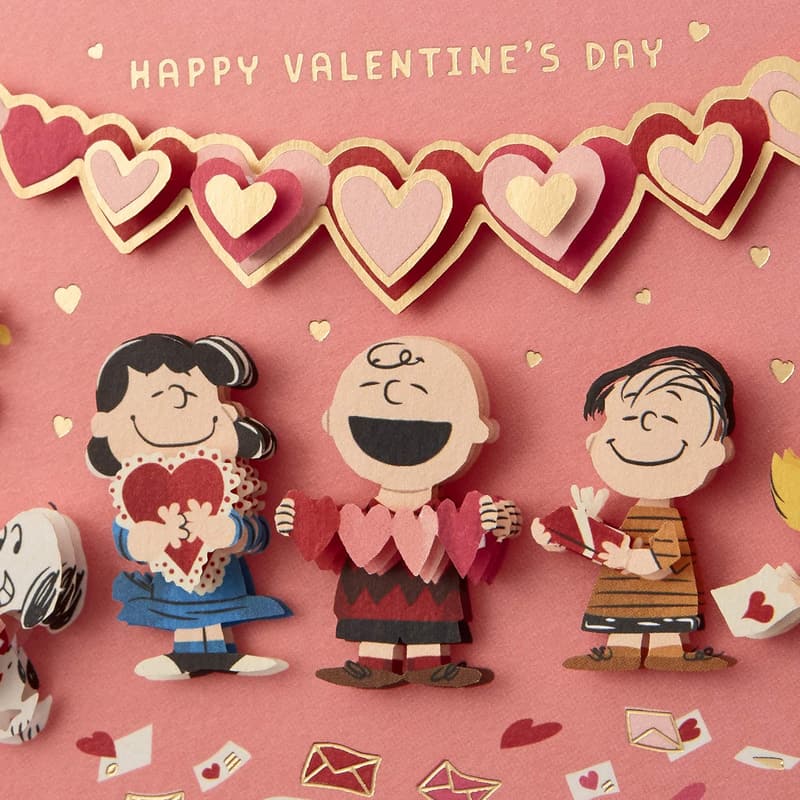 Handmade Valentine's Day Card - Hallmark Signature Peanuts