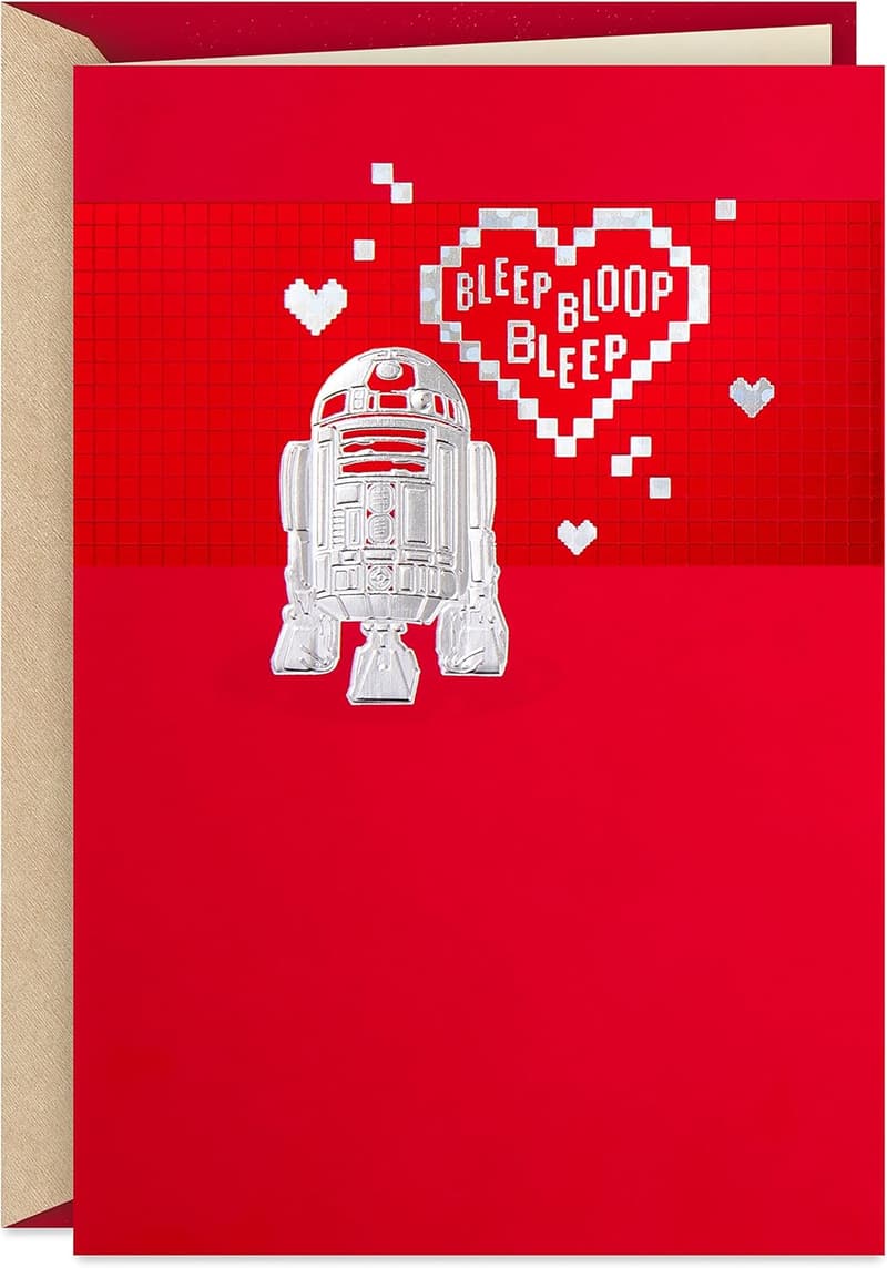 Valentine's Day Star Wars R2-D2 Card
