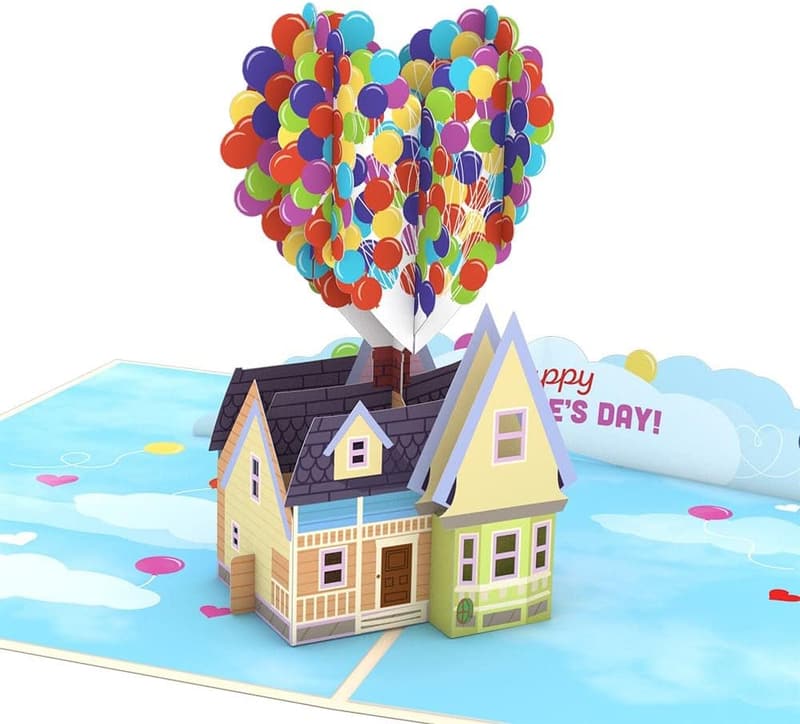 Valentine's Day 3D Disney Pop-Up Card - 