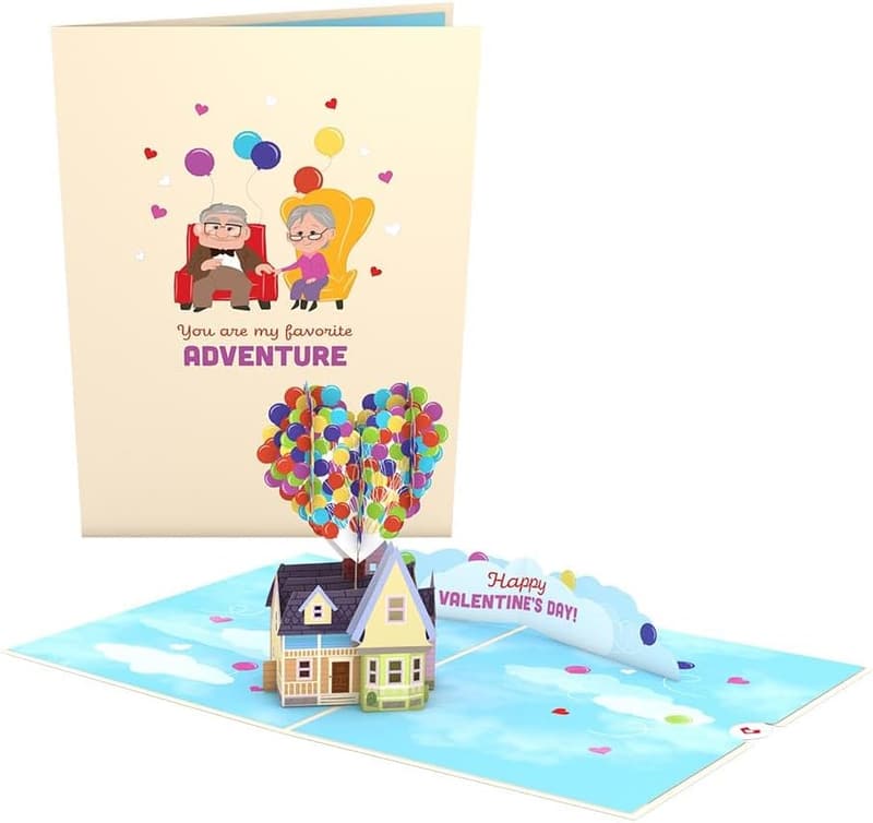 Valentine's Day 3D Disney Pop-Up Card - 