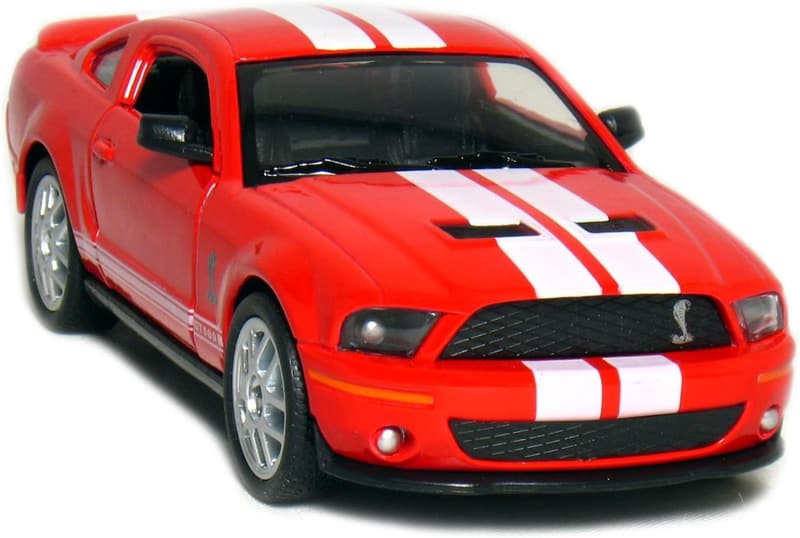 2007 Ford Shelby GT500 Die-Cast Model Car - 1:38 Scale, Red