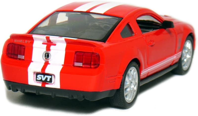 2007 Ford Shelby GT500 Die-Cast Model Car - 1:38 Scale, Red