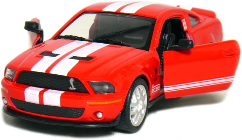 2007 Ford Shelby GT500 Die-Cast Model Car - 1:38 Scale, Red
