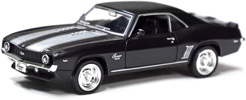 1969 Camaro Black Die-Cast Car Model for Kids