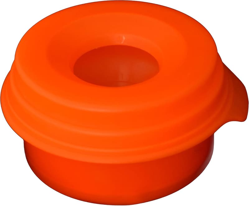 Non-Spill Travel Water Bowl - 44oz, Made in USA (Orange)