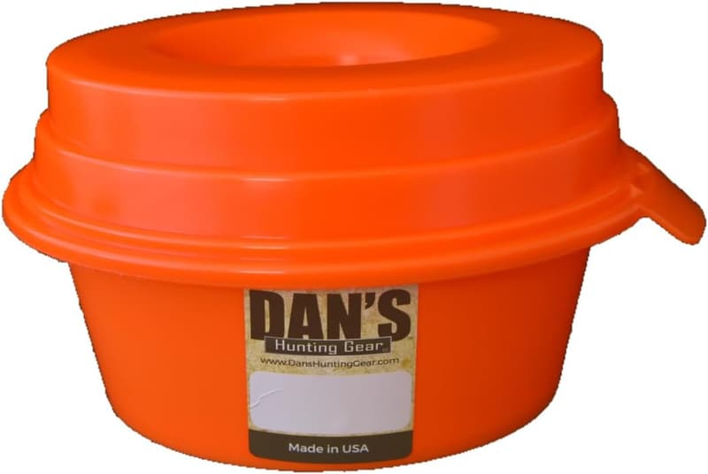 Non-Spill Travel Water Bowl - 44oz, Made in USA (Orange)