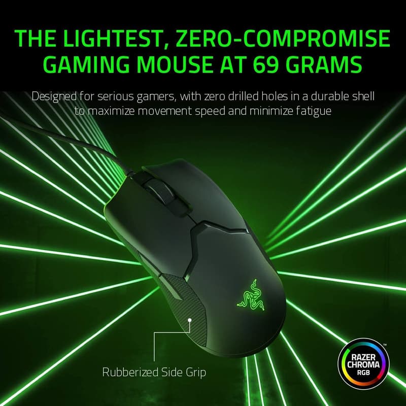 Razer Viper Ultralight Wired Gaming Mouse - 16,000 DPI, RGB