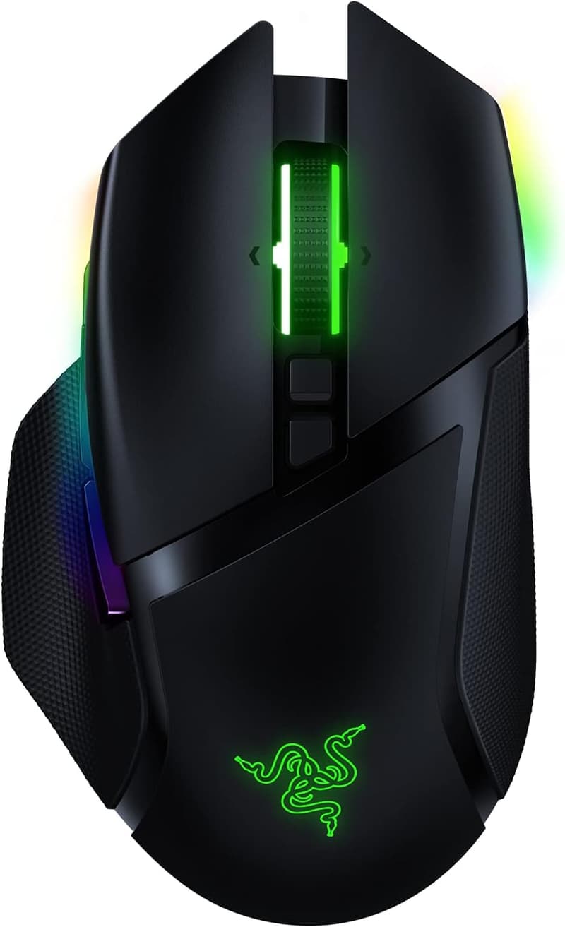 Razer Basilisk Ultimate Wireless Gaming Mouse - 20K DPI, RGB, 11 Buttons