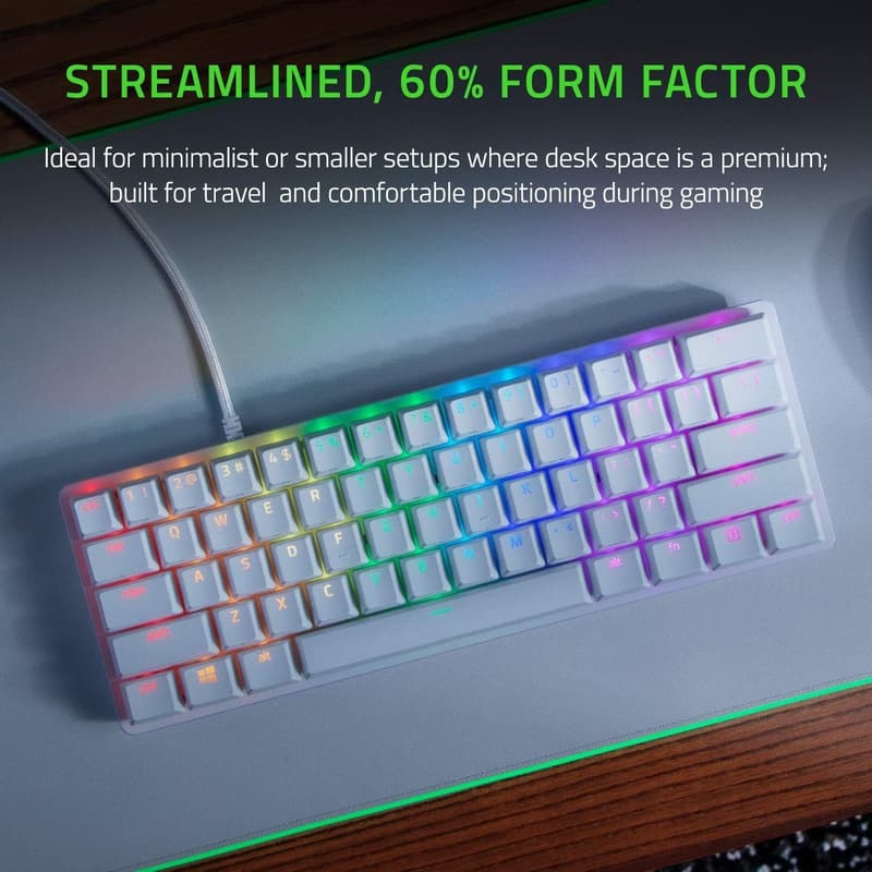 Razer Huntsman Mini 60% Gaming Keyboard - Purple Switch