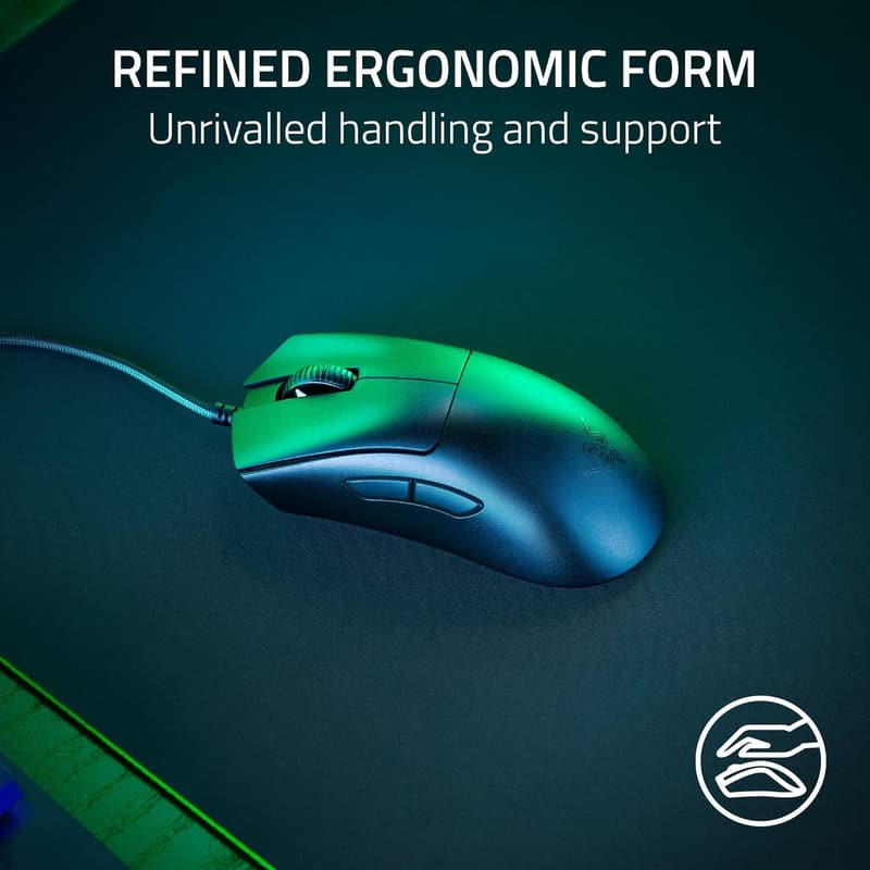 Razer DeathAdder V3 Gaming Mouse - 59g Lightweight, 30K Sensor