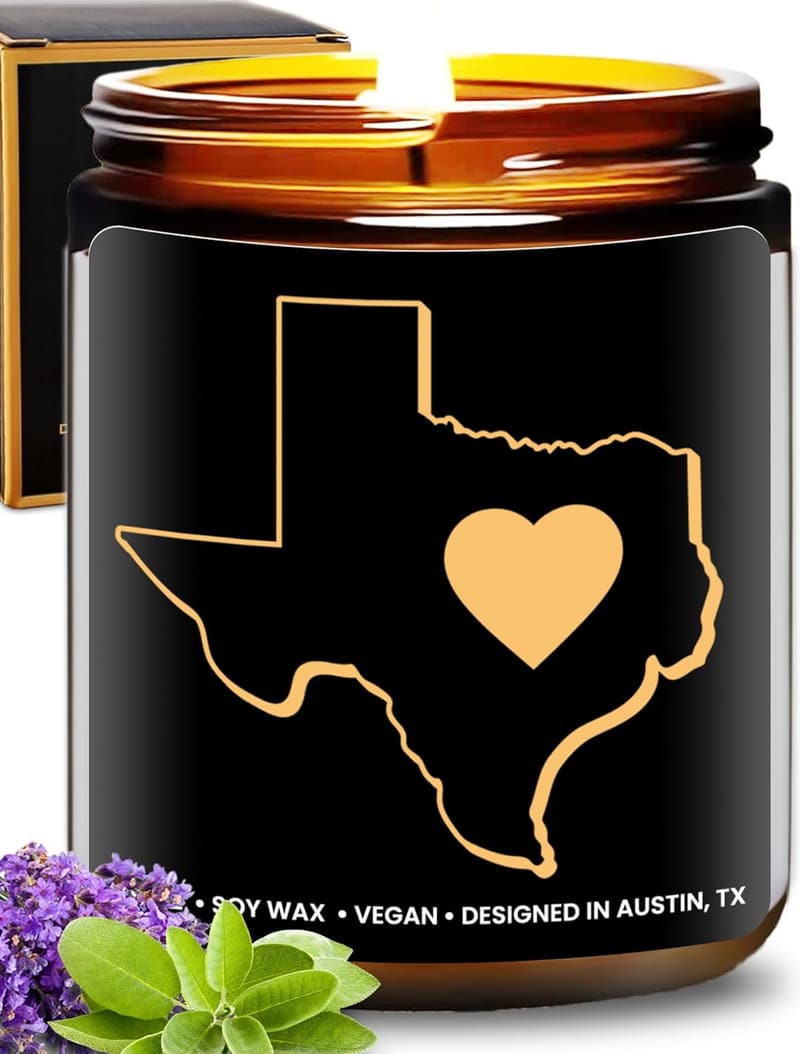 Texas Candle – Unique Housewarming Gift for Men and Women