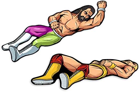 Elbow Drop Wrestling Car Window Decal - All-Weather, Universal Size