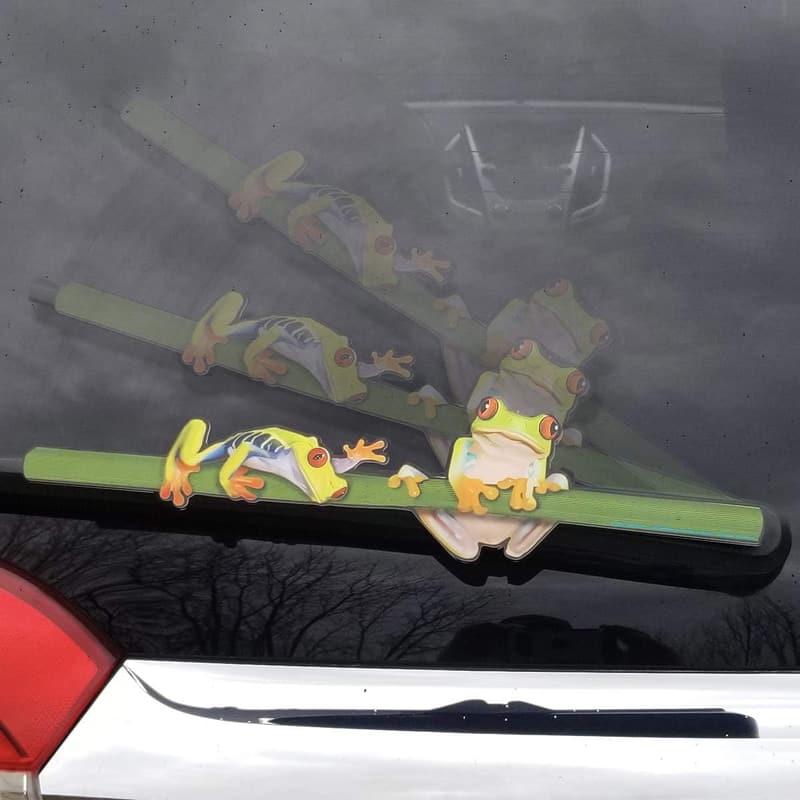 Red Eye Tree Frog Wiper Covers for Rear Wipers