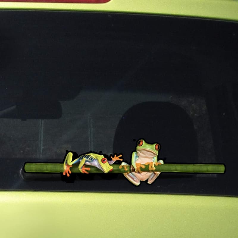 Red Eye Tree Frog Wiper Covers for Rear Wipers