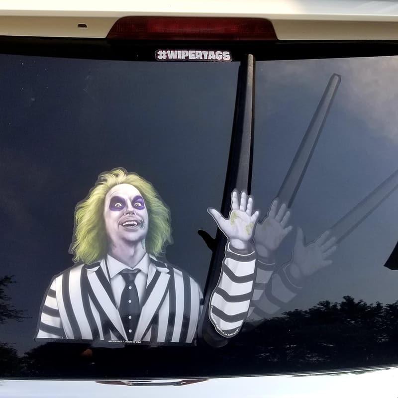 Beetleguese Corpse Waving Wiper Decal for Rear Wipers