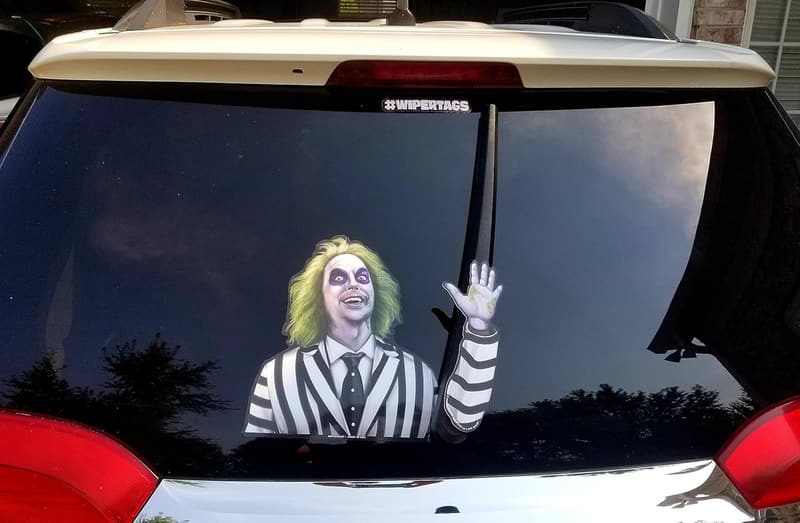 Beetleguese Corpse Waving Wiper Decal for Rear Wipers