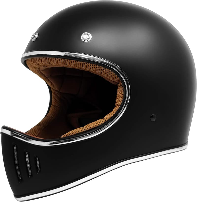 Retro Full Face Motorcycle Helmet for Rebels