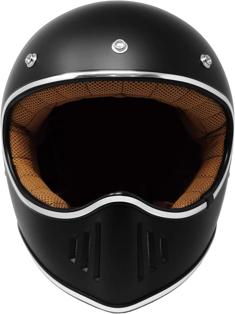 Retro Full Face Motorcycle Helmet for Rebels