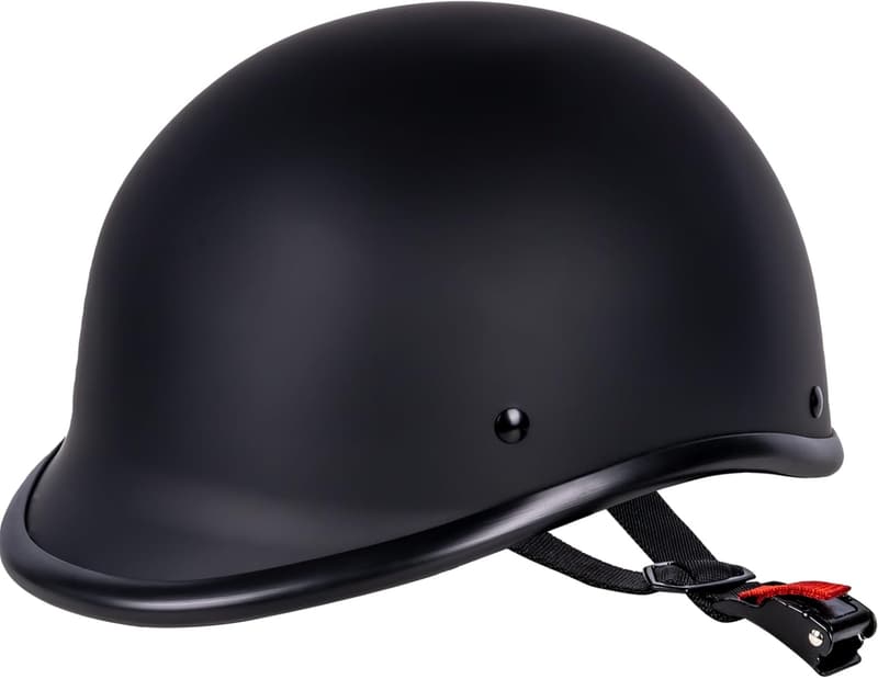 DOT Approved Lightweight Vintage Motorcycle Half Helmet