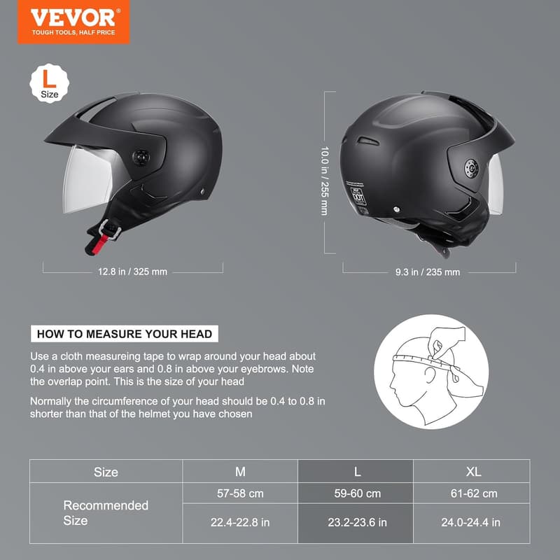 DOT Approved Full Face Motorcycle Helmet with Dual Visor & Bluetooth Slot