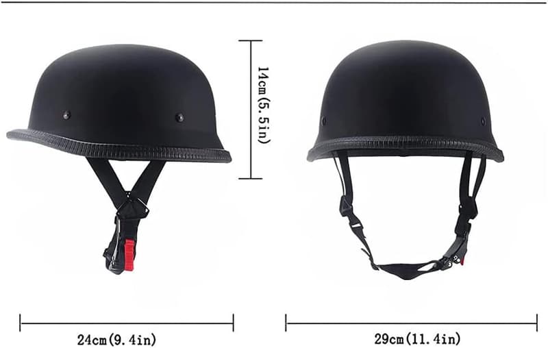 DOT Approved Retro Half Helmet for Men and Women