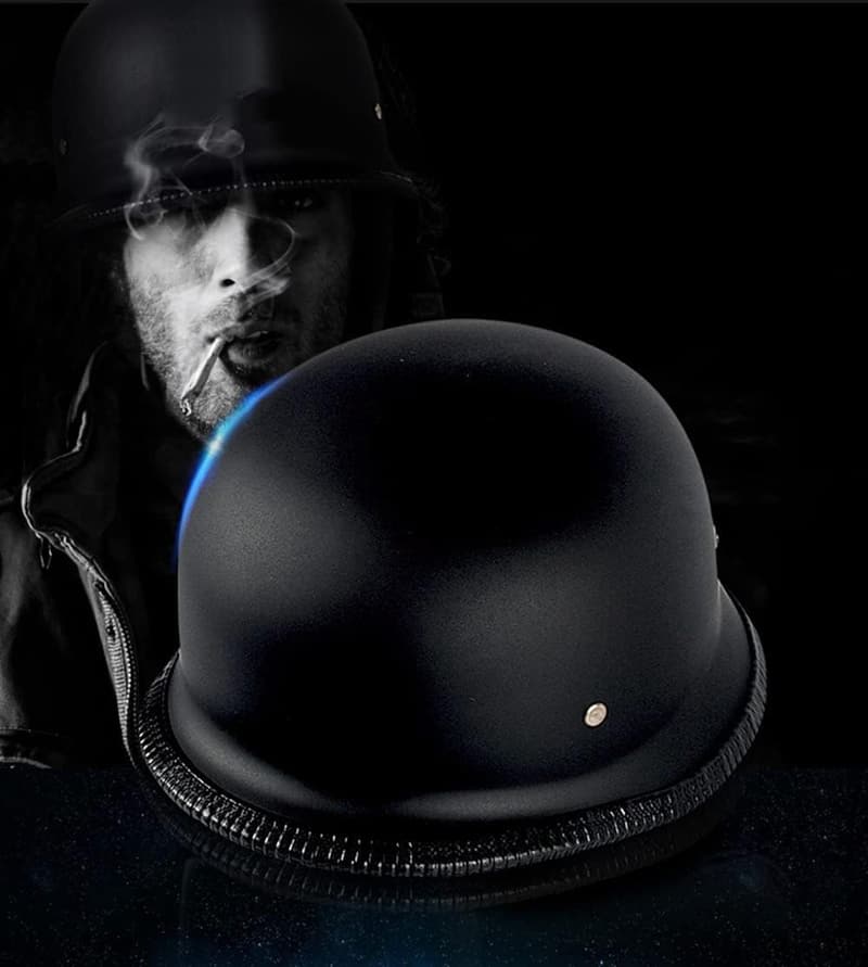 DOT Approved Retro Half Helmet for Men and Women