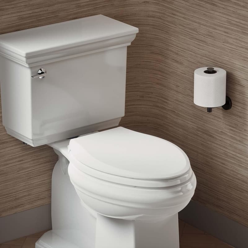 Kohler Cachet Quiet-Close Elongated Toilet Seat, White