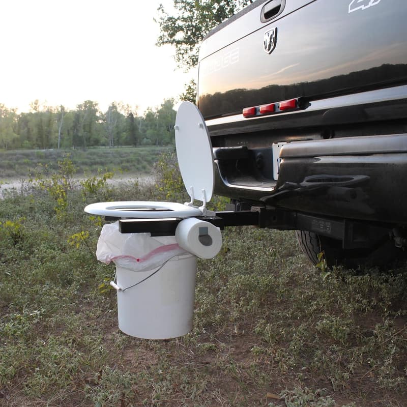 Portable Hitch-Mount Toilet - Made in USA