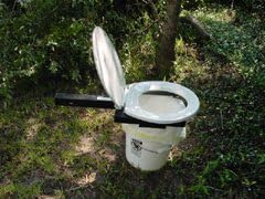 Portable Hitch-Mount Toilet - Made in USA
