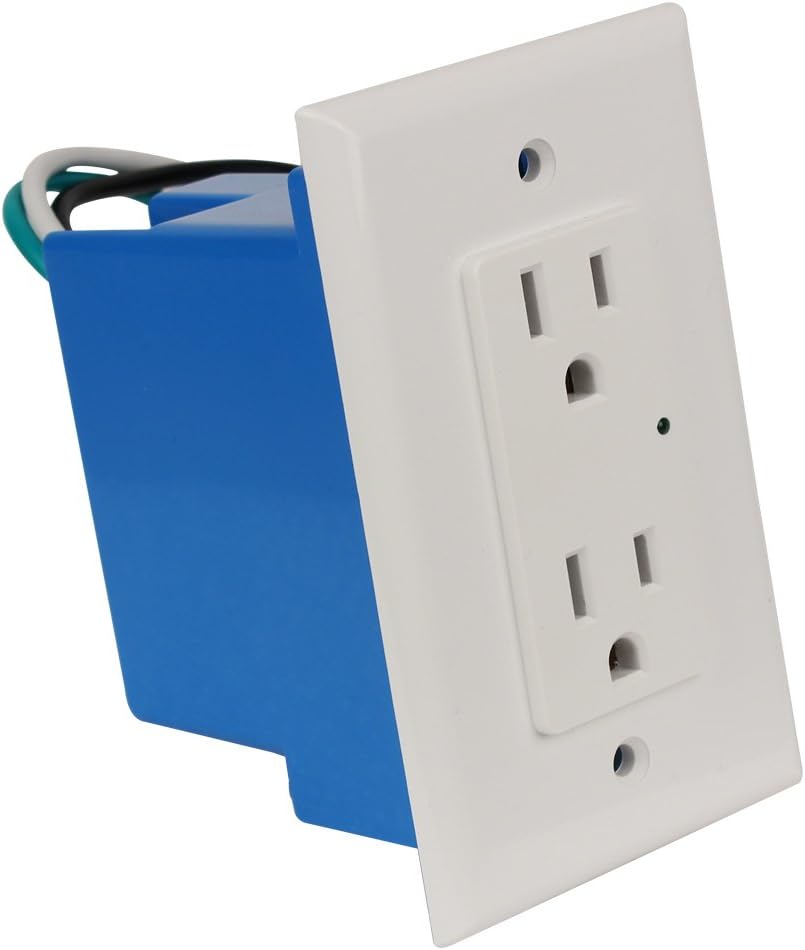 In-Wall Surge Protector with Retrofit Backbox, 1800 Joules