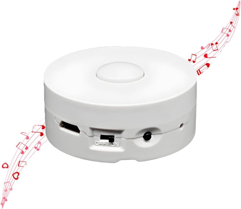Custom Voice Recorder for Plush Toys - 195 Seconds, USB Rechargeable