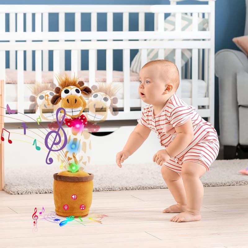 Talking Giraffe Toy for Toddlers - Mimics & Sings 120 Songs