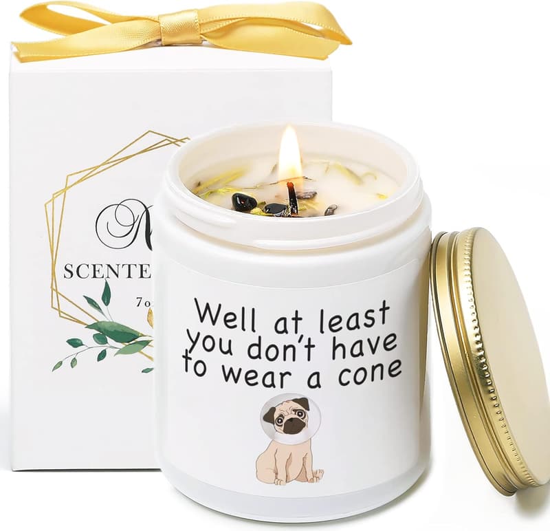 Get Well Soon Vanilla Lavender Scented Candle for Her