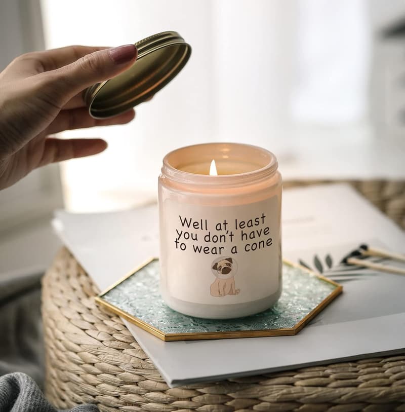 Get Well Soon Vanilla Lavender Scented Candle for Her