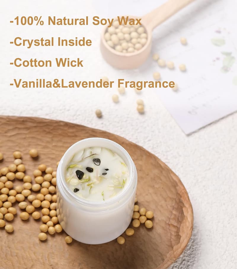 Get Well Soon Vanilla Lavender Scented Candle for Her