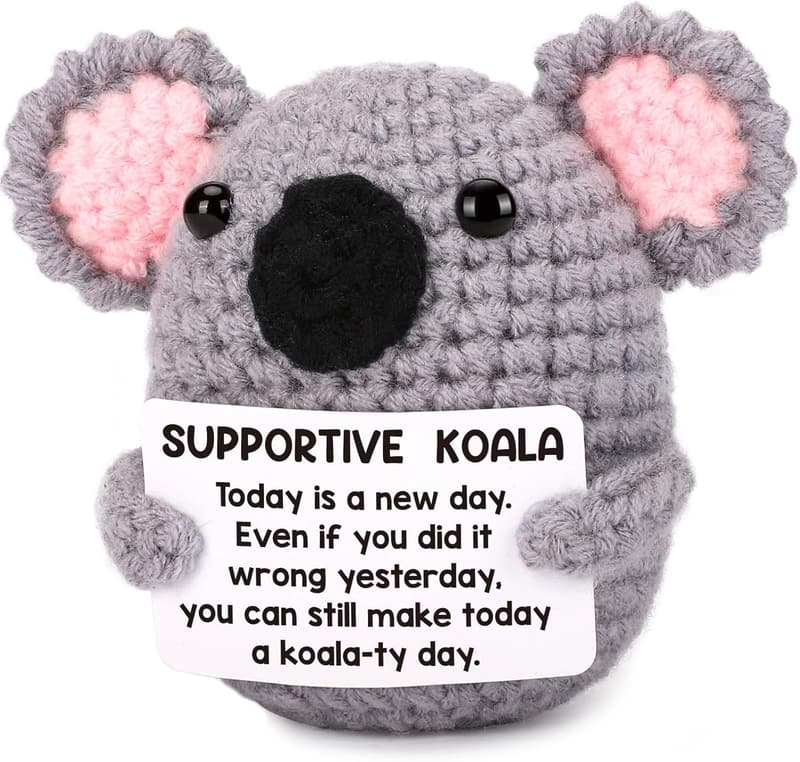 Mothers Day Crochet Koala Gift for Women and Teens