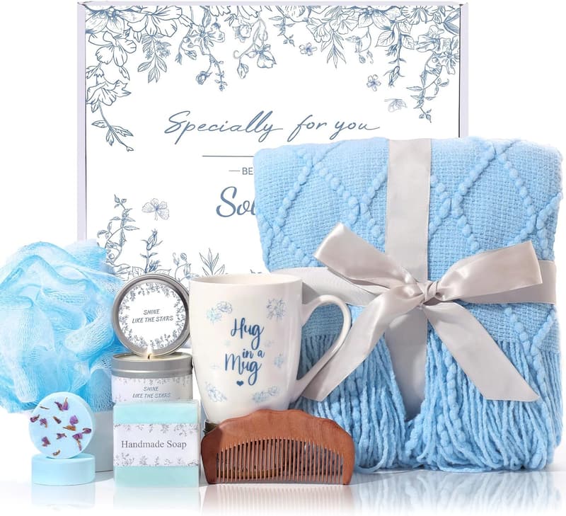 Get Well Soon Care Package for Women with Blanket