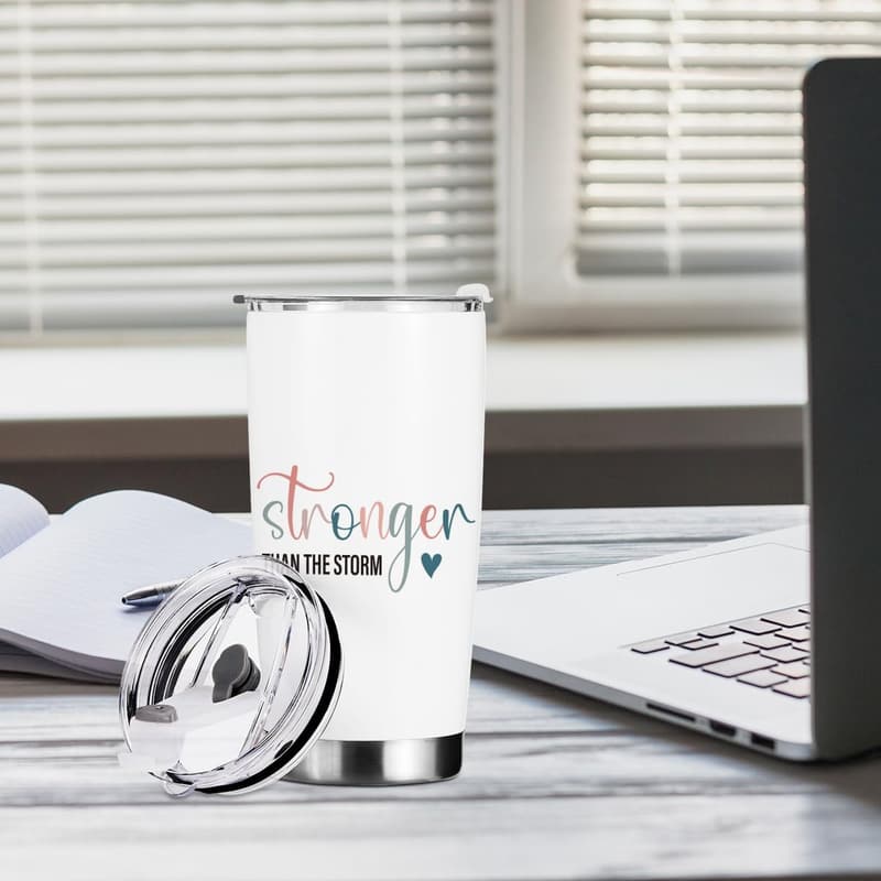Inspirational Quotes Tumbler for Women - 20oz Stainless Steel Travel Mug