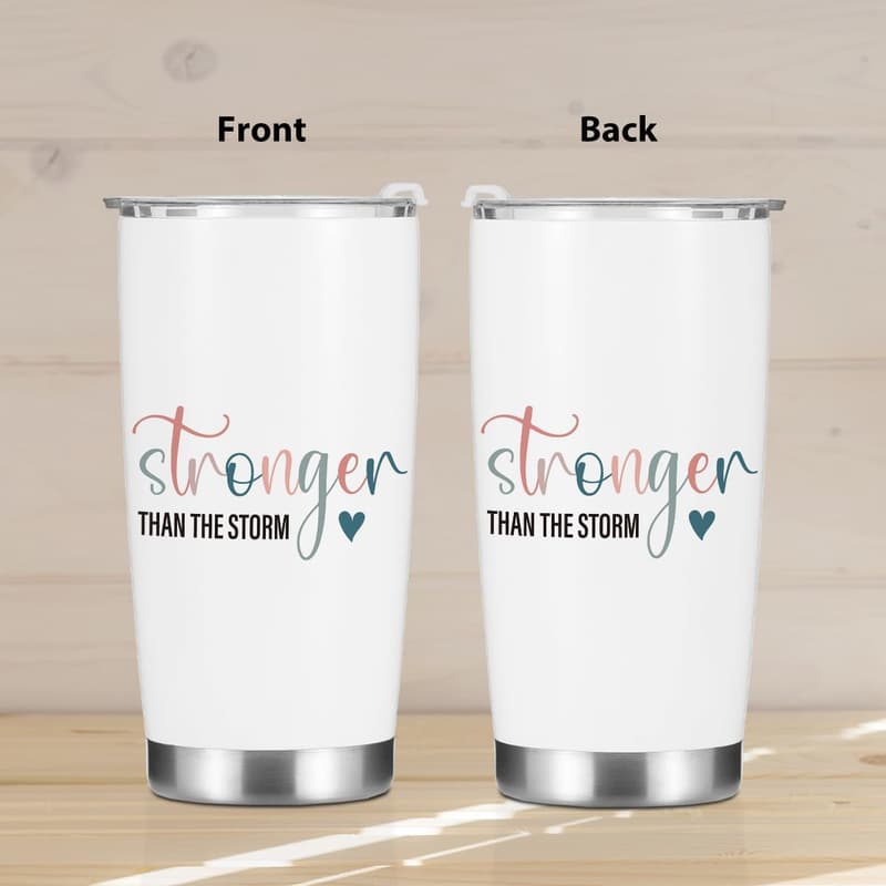 Inspirational Quotes Tumbler for Women - 20oz Stainless Steel Travel Mug