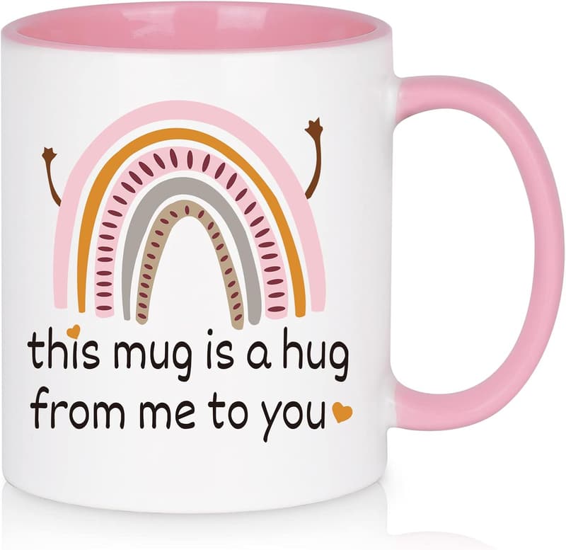 Friendship Hug Mug - Inspirational Gift for Women, 11 oz.
