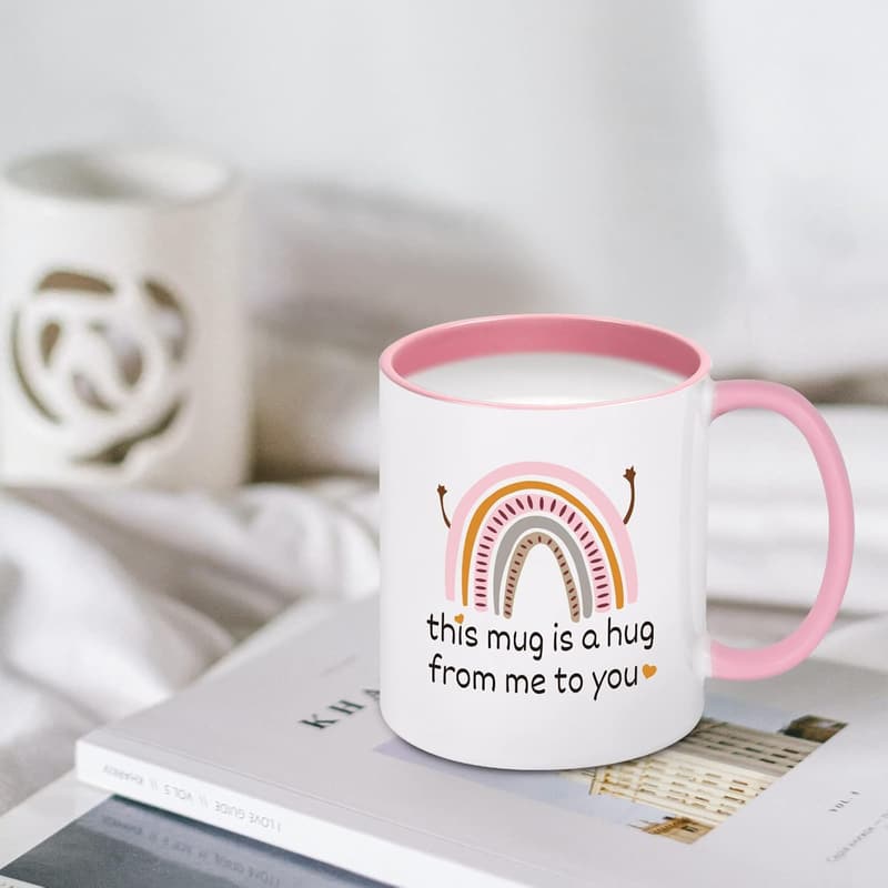 Friendship Hug Mug - Inspirational Gift for Women, 11 oz.