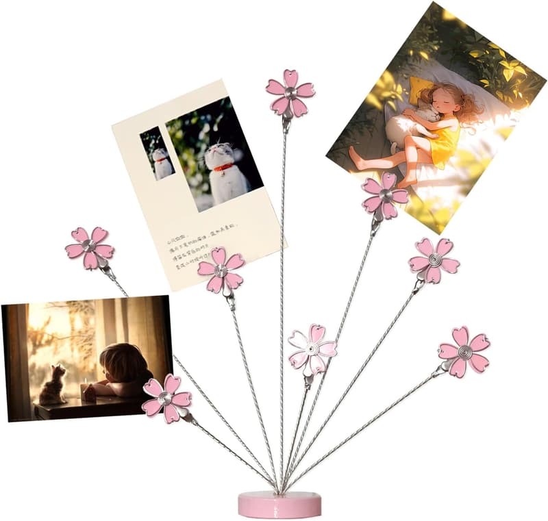 Cherry Blossoms Family Tree Picture Frame & Card Holder
