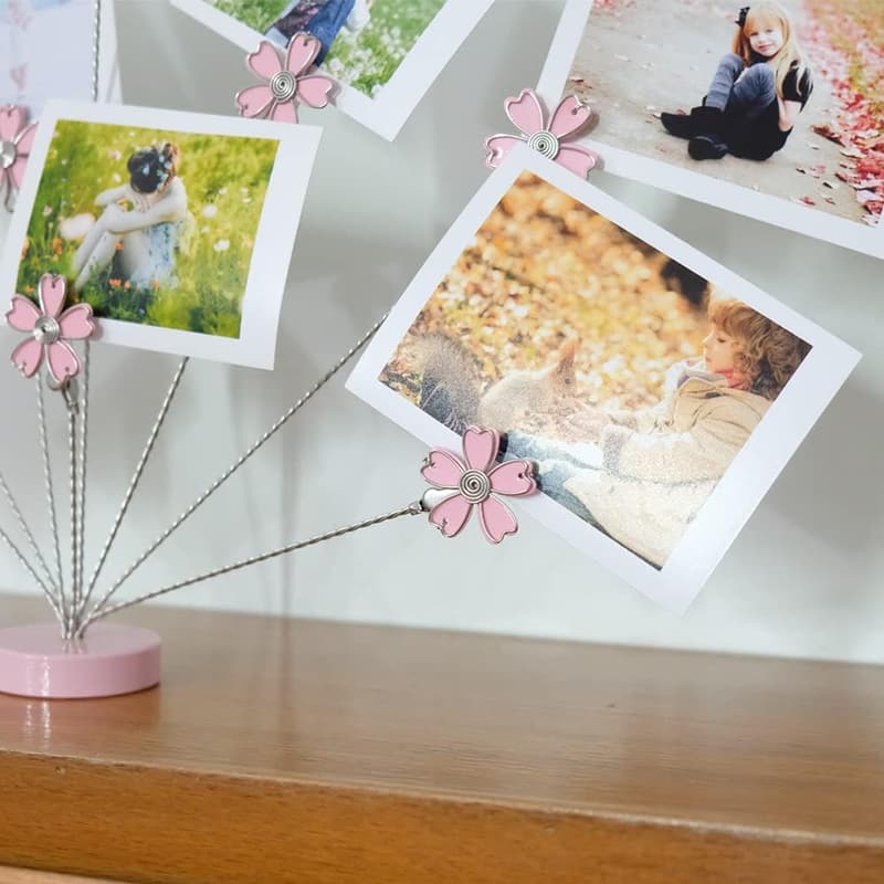 Cherry Blossoms Family Tree Picture Frame & Card Holder