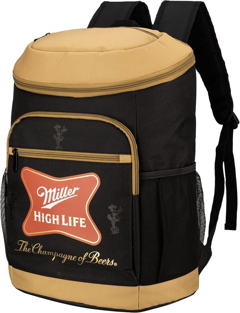 Insulated 21L Beer Cooler Backpack - Leak-Proof for Camping & Beach