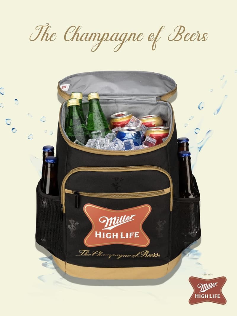 Insulated 21L Beer Cooler Backpack - Leak-Proof for Camping & Beach